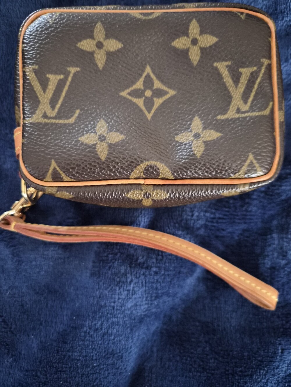 Louis Vuitton Monogram Wappity Wristlet Pouch - W Vachetta Leather Trim